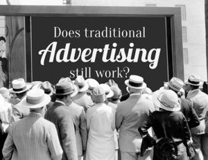 traditional advertising