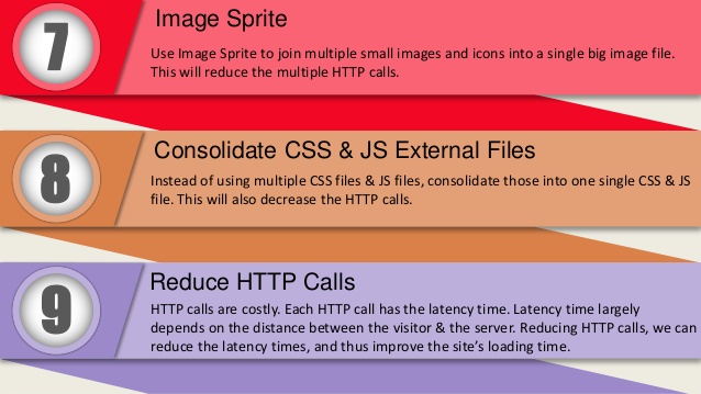 reducing the http calls for page speed optimization