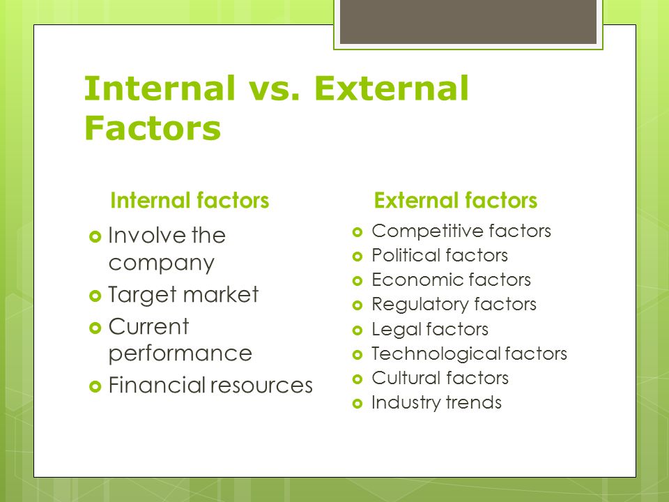 external internal
